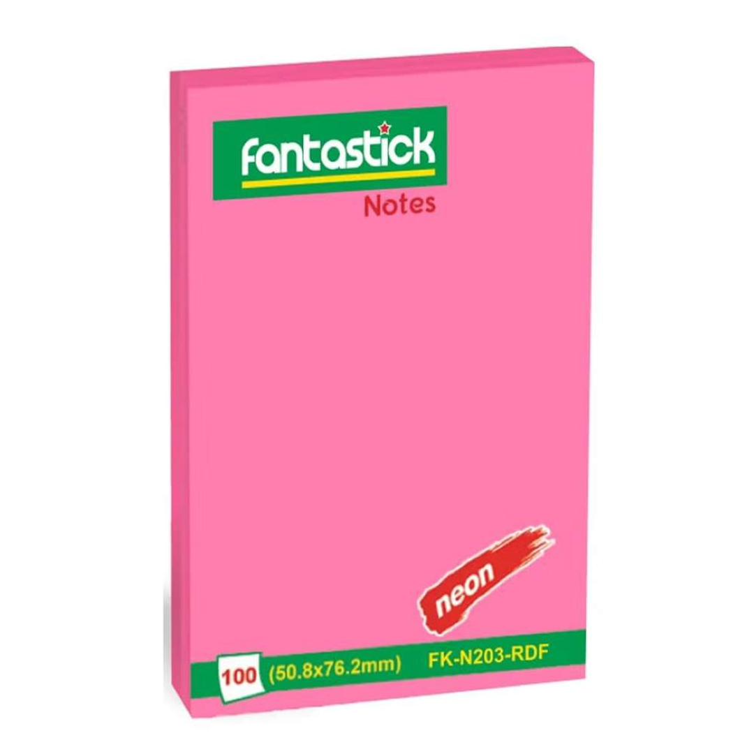 Fantastick Stick Notes 2x3" Fluor. Red FK-N203-RDF